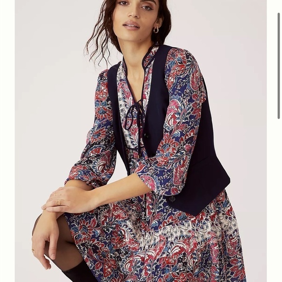 Anthropologie Spliced Tunic Dress Womens Large - Picture 3 of 10